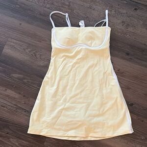 yellow tennis dress
